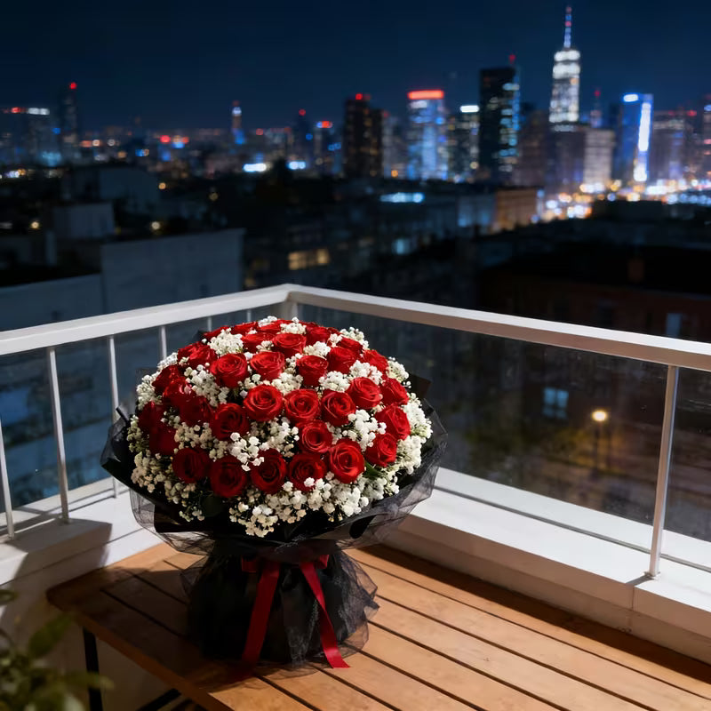 Bouquet de Roses mélangées-