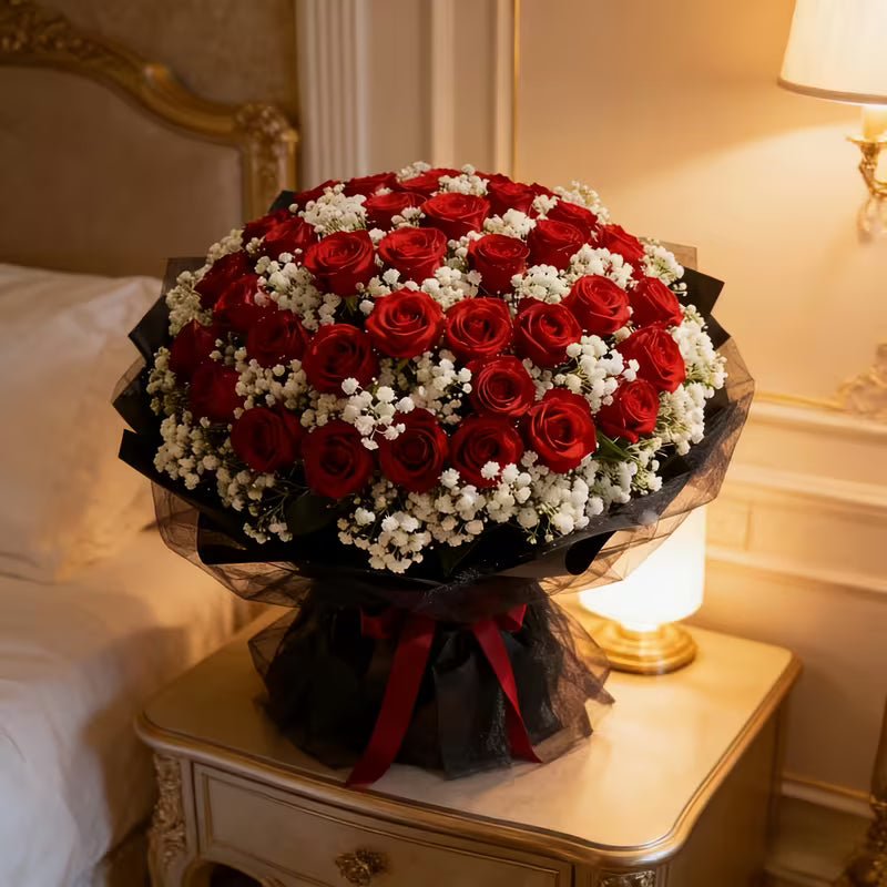 Bouquet de Roses mélangées-