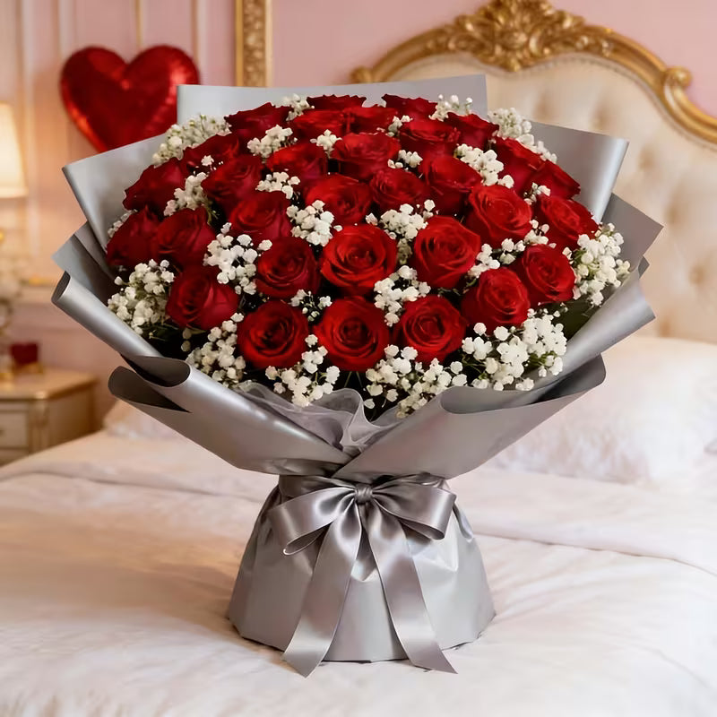 Bouquet de Roses mélangées-